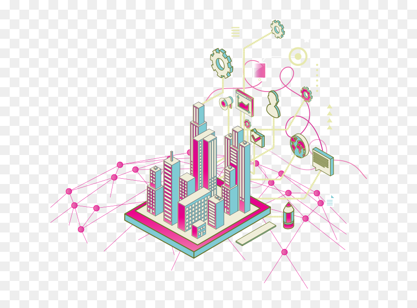 Building Internet Of Things, HD Png Download - internet of things png