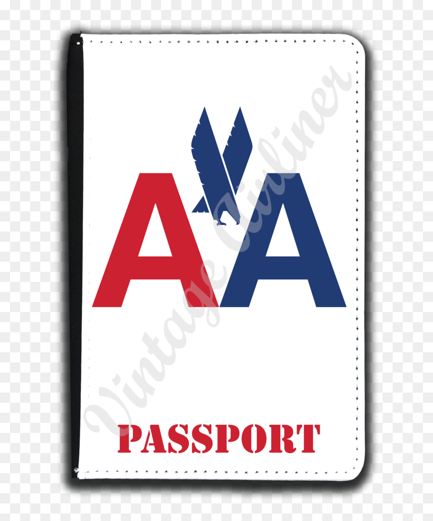 Aa 1968 Aa Logo Passport Case , Png Download - Sign, Transparent Png - aa logo png