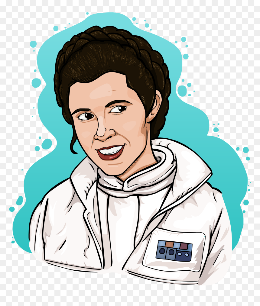 Author Comments - R - I - P - Carrie Fisher , Png Download, Transparent Png - carrie fisher png