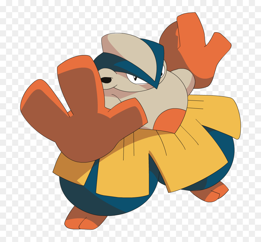 Hariyama Pokemon Drawing, HD Png Download - hariyama png