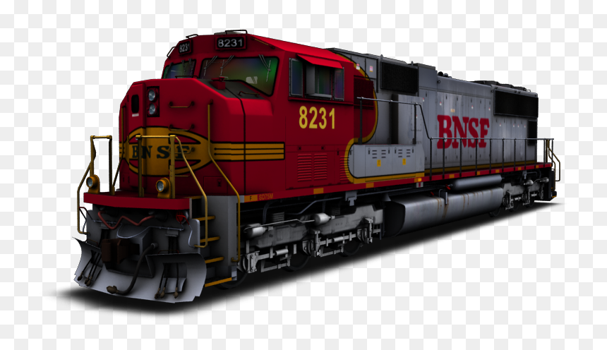 Trainz Sd75m, HD Png Download - bnsf logo png
