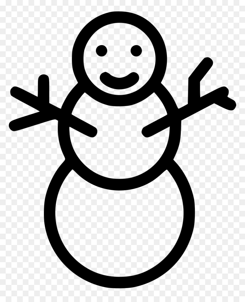 Snowman - 눈사람 아이콘, HD Png Download - snowman head png