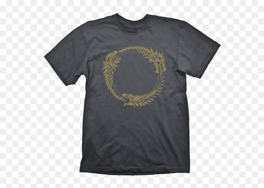 The Elder Scrolls Online T-shirt Ouroboros - Eso T Shirt, HD Png Download - elder scrolls online logo png