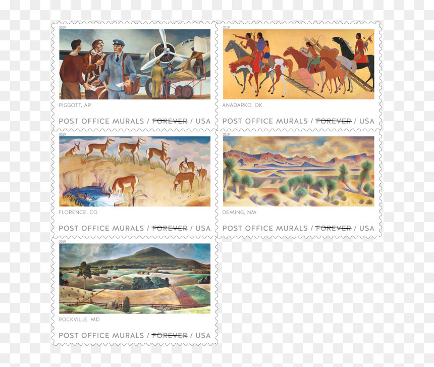 New Us Stamps 2019, HD Png Download - usps truck png