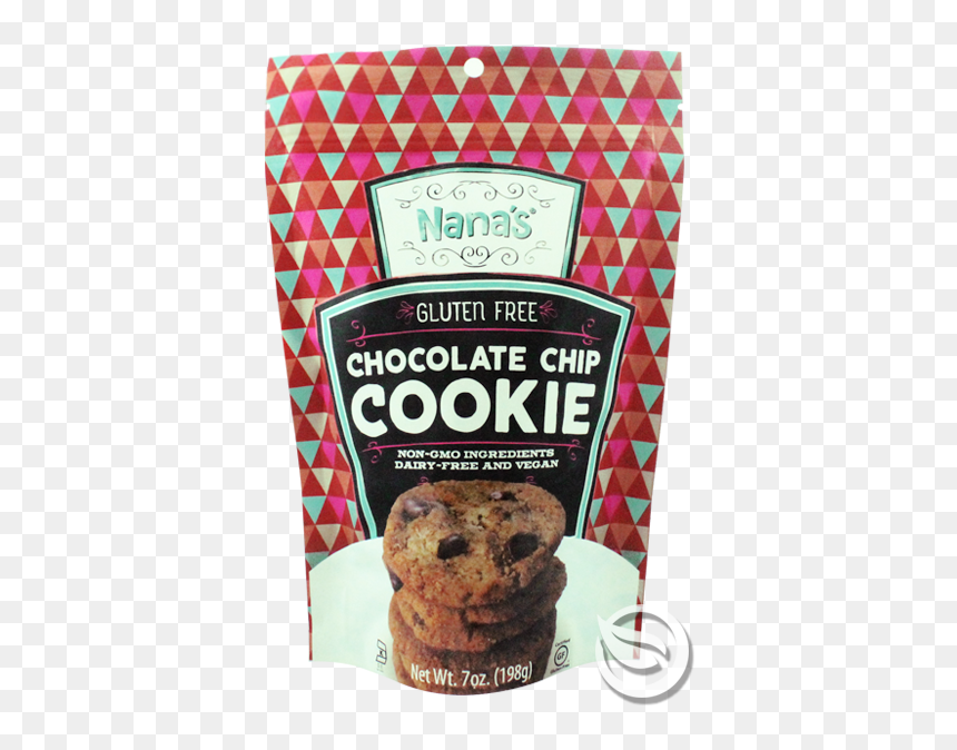 Galletas Con Chispas De Chocolate Sin Gluten, 198g"
 - Chocolate Chip Cookie, HD Png Download - chispas png