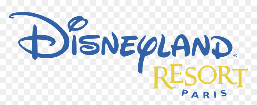 Disneyland Resort Paris Logo Png Transparent - Calligraphy, Png Download - disneyland resort logo png