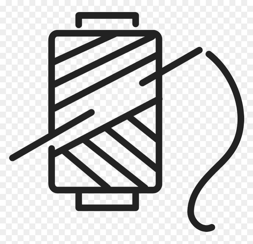 Spool Of Thread Rubber Stamp, HD Png Download - thread spool png