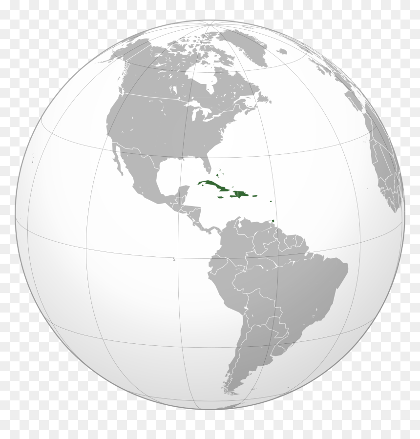 Honduras Carte Du Monde, HD Png Download - cuba map png