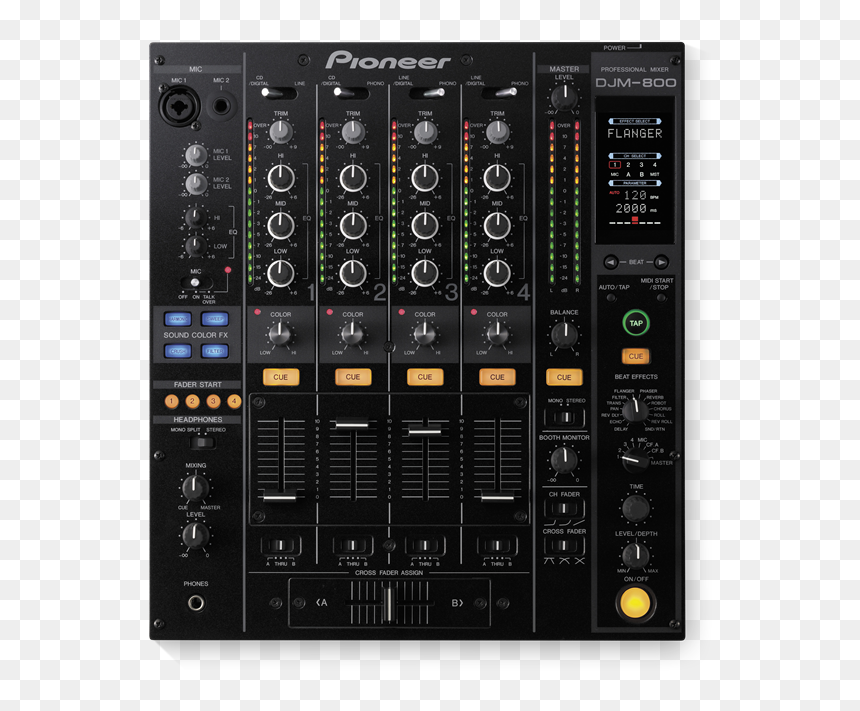 Pioneer Djm 800 Mixer, HD Png Download - dj equipment png