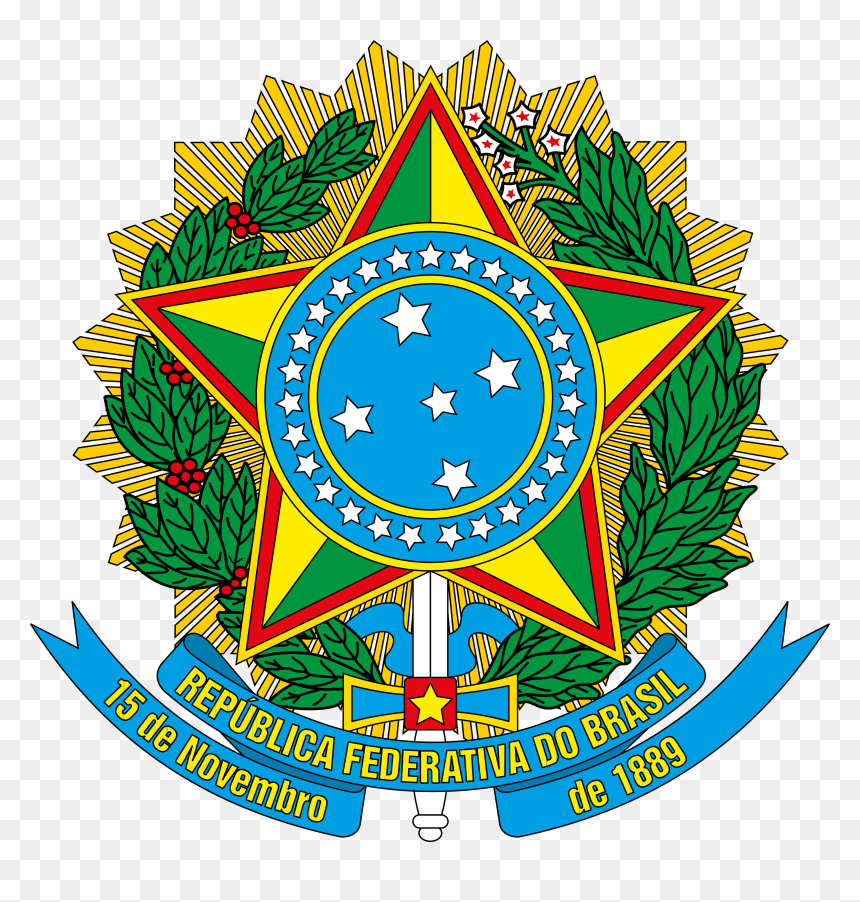 Brasão De Armas Do Brasil, HD Png Download - armas png