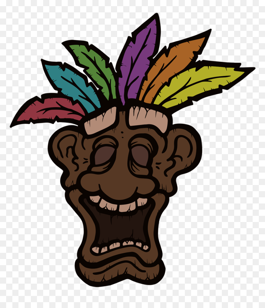 Transparent Tiki Clipart - Clip Art, HD Png Download - tiki head png