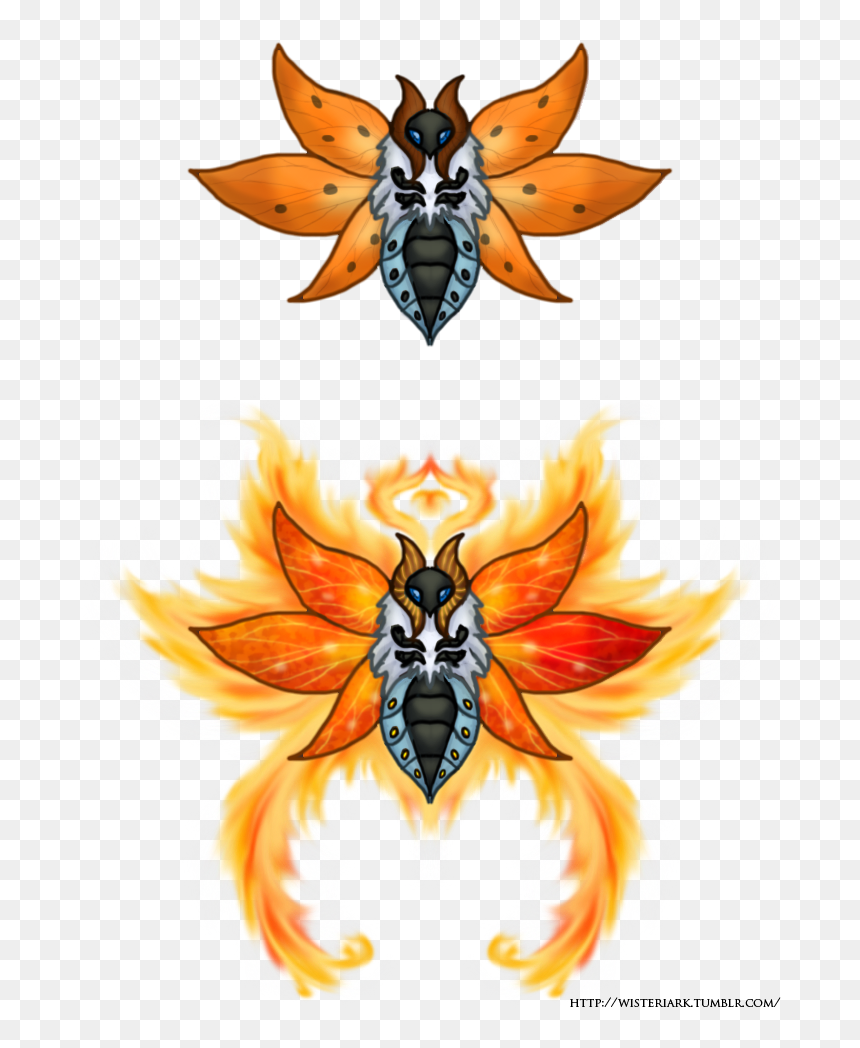 Zorya With Sunburst Mode - Volcarona Art, HD Png Download - volcarona png
