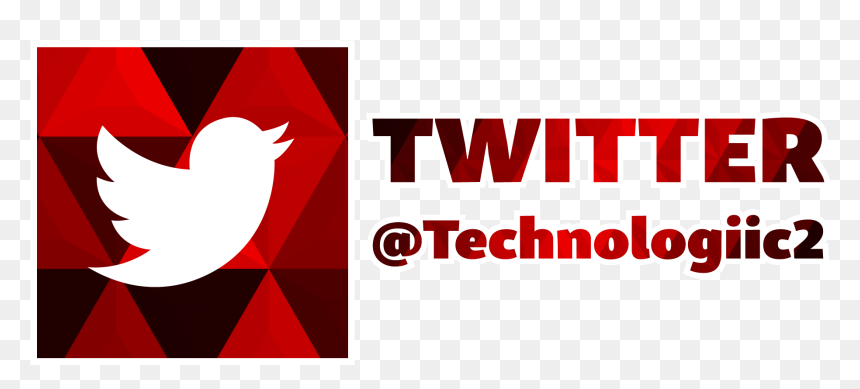 Twitter Hitam, HD Png Download - red twitter png