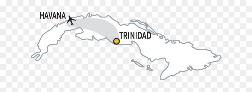 Illustration, HD Png Download - cuba map png