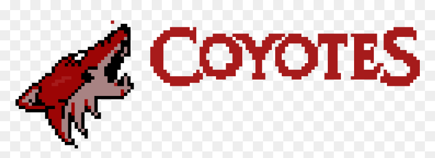 Transparent Arizona Tea Png - Arizona Coyotes Pixel Art, Png Download - coyotes logo png