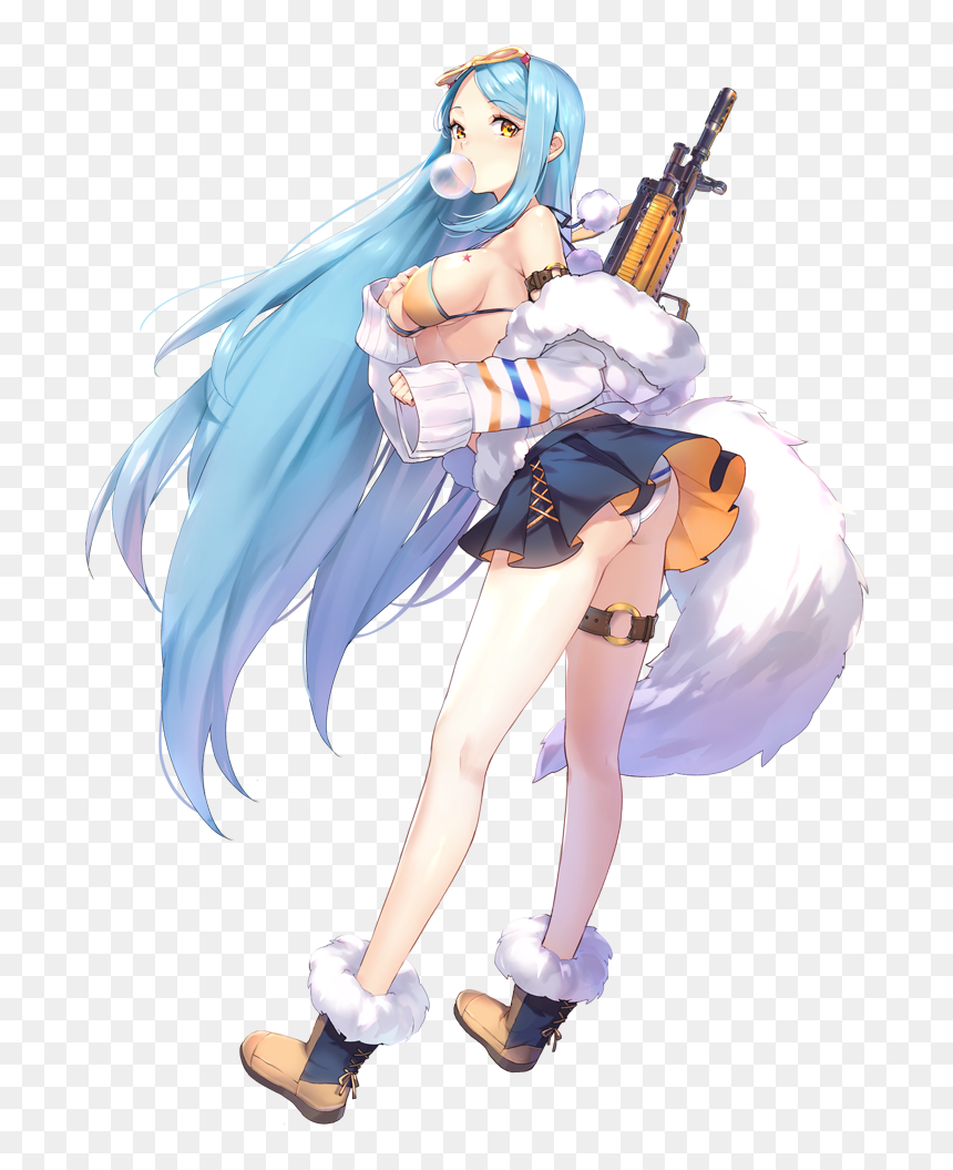 M249 Saw Girls Frontline, HD Png Download - m249 png