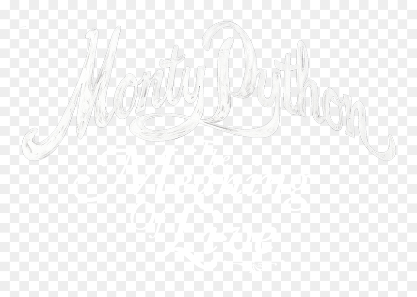 The Meaning Of Live - Calligraphy, HD Png Download - monty python foot png