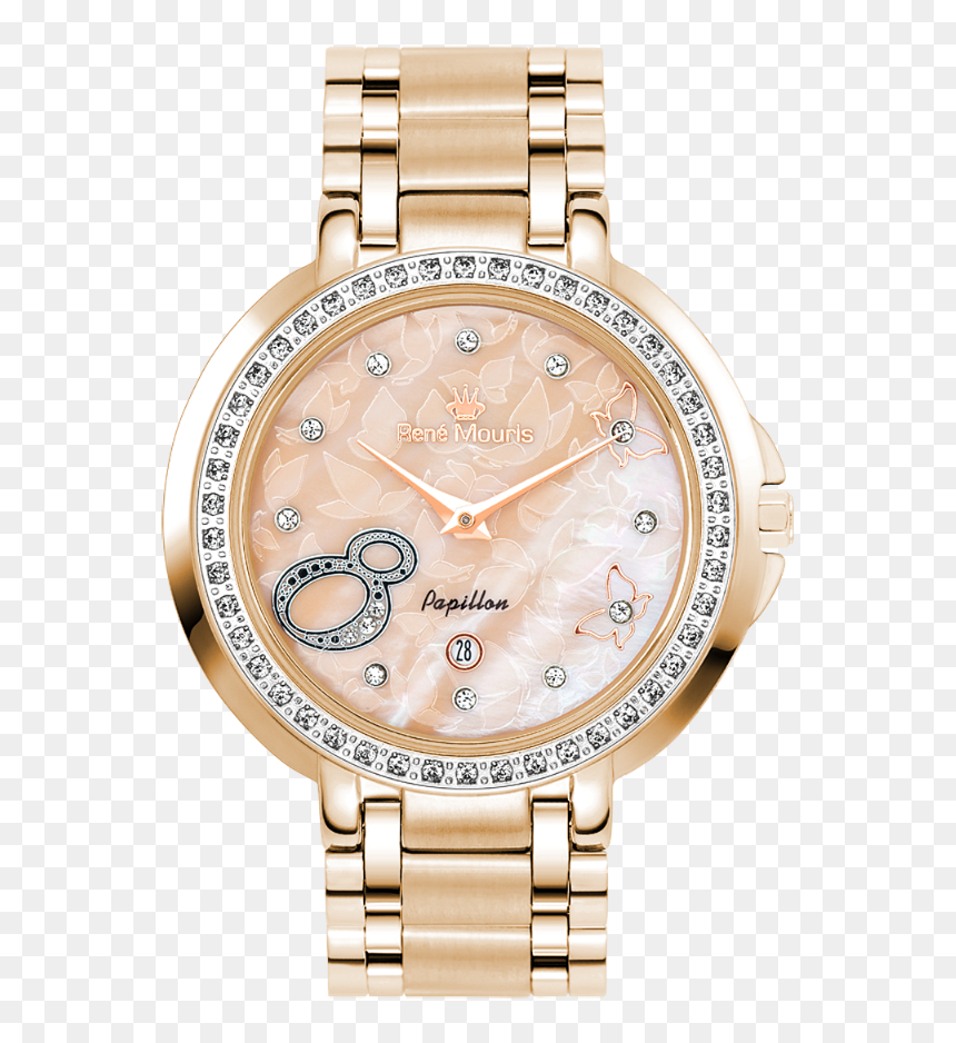 Papillon Elegant Quartz Watch For Her - Papillon Watches, HD Png Download - papillon png