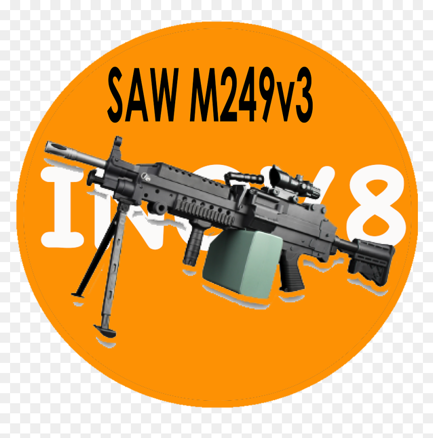 Ranged Weapon, HD Png Download - m249 png