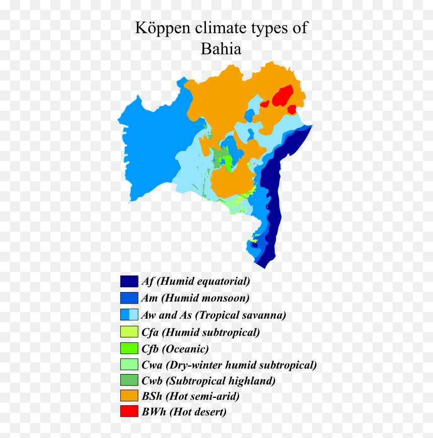 Clima Koppen Bahia, HD Png Download - coração preto png