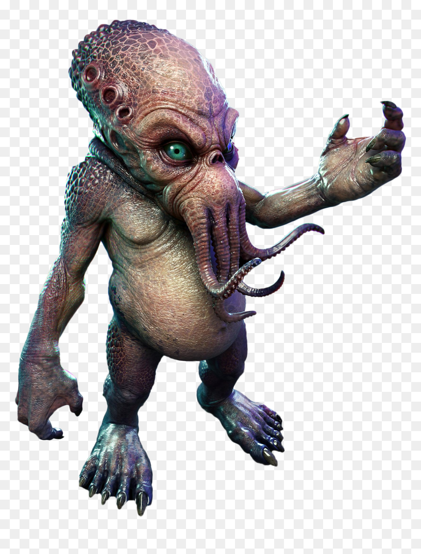 Transparent Cthulhu Clipart - Illithid Tadpole, HD Png Download - eye of cthulhu png