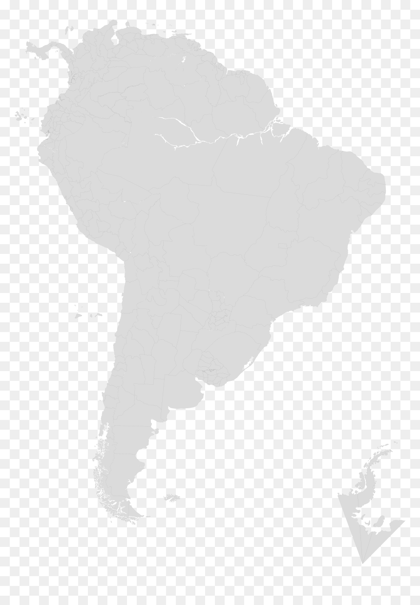 South America Map Svg, HD Png Download - south america map png