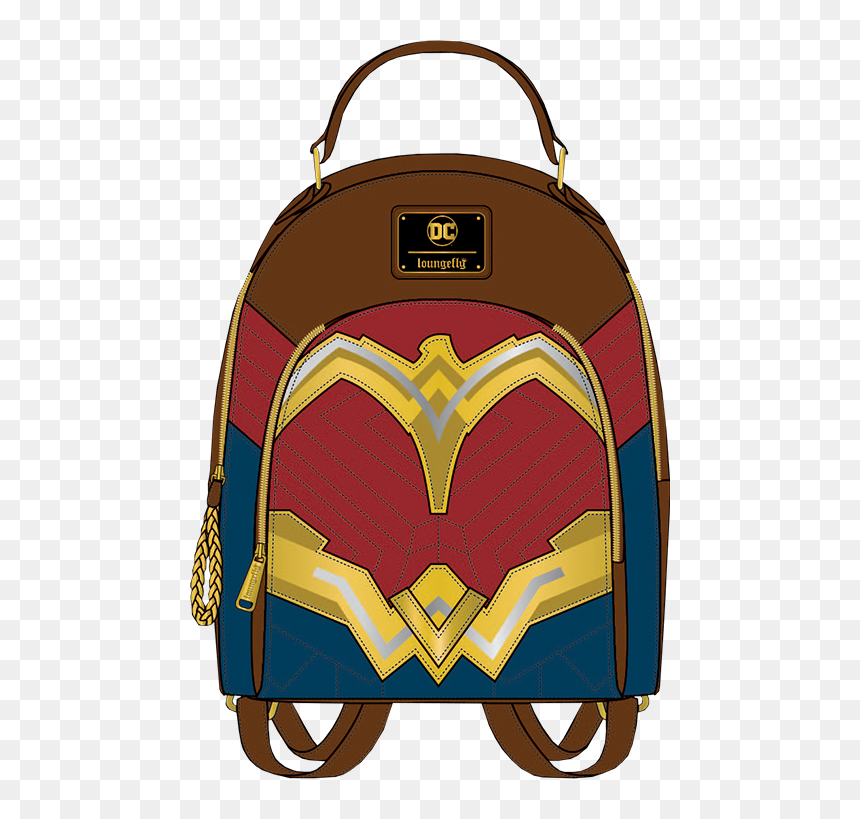 Loungefly Wonder Woman Backpack, HD Png Download - wonder woman comic png