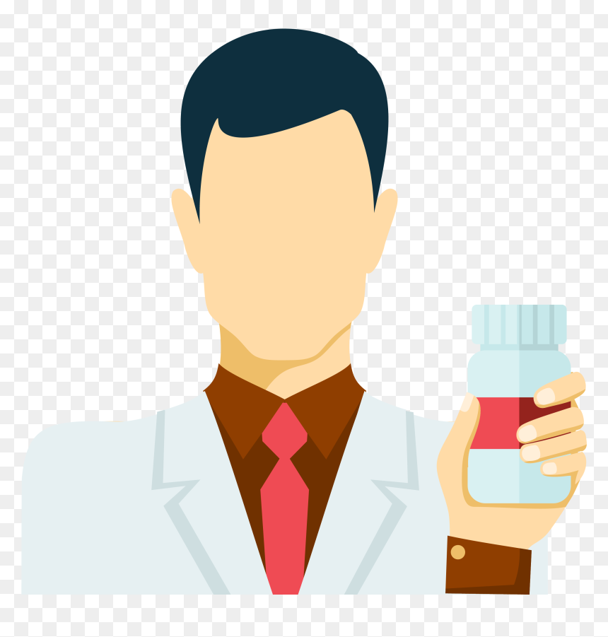Transparent Doctor Clipart Png - Pharmacist Icon Png, Png Download - pharmacist png