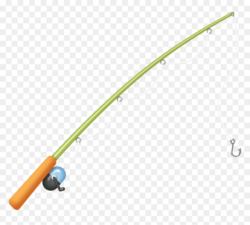 Transparent Fishing Clipart Png, Png Download - minecraft fishing rod png