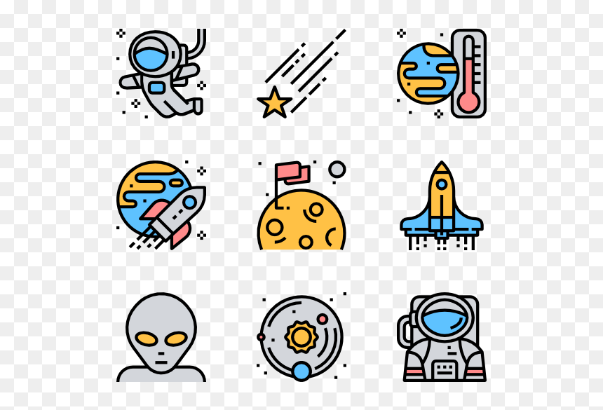 Baby Shower Icons Png, Transparent Png - astronomy png