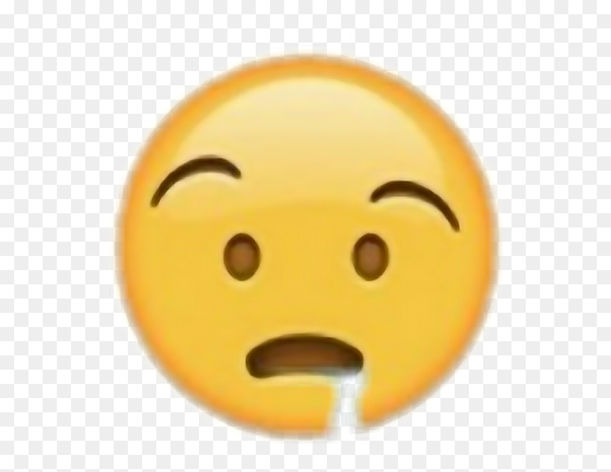 #drool #drooling #iphoneemoji #emoji - Smiley, HD Png Download - drooling emoji png