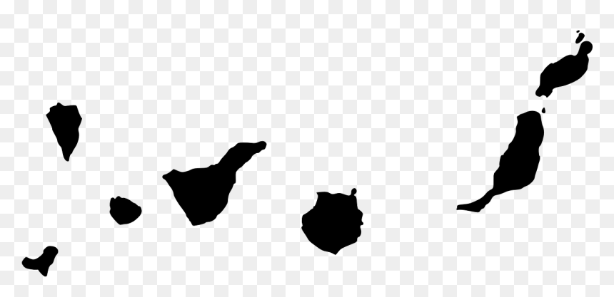 Islas Canarias Vector, HD Png Download - spain map png