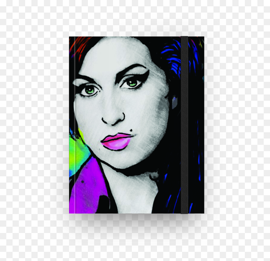 Caderno Amy Winehouse De Casa Visual Galeriana - Modern Art, HD Png Download - amy winehouse png