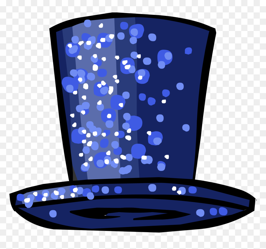 Dazzling Blue Top Hat - Baseball Cap, HD Png Download - top hat.png