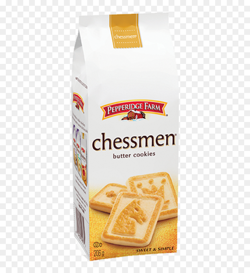 Pepperidge Farm Chessmen Butter Cookies, HD Png Download - brandy melville stickers png