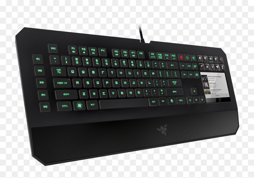 Razer Releases New Nad - Keyboard Razer Deathstalker Ultimates, HD Png Download - broken keyboard png