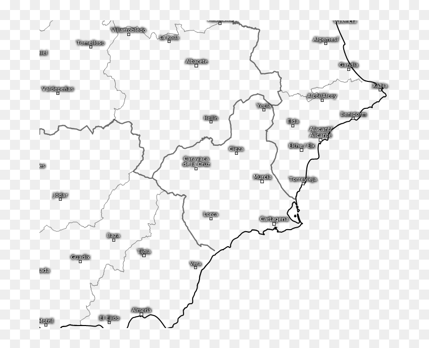Atlas, HD Png Download - spain map png