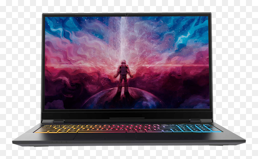 T-book X9s Gaming Laptop - Astronaut In Space Art, HD Png Download - broken keyboard png