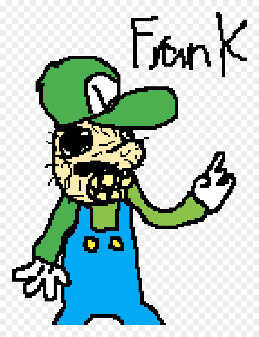 Luigi On Crack Clipart , Png Download - Luigi On Crack, Transparent Png - luigi head png