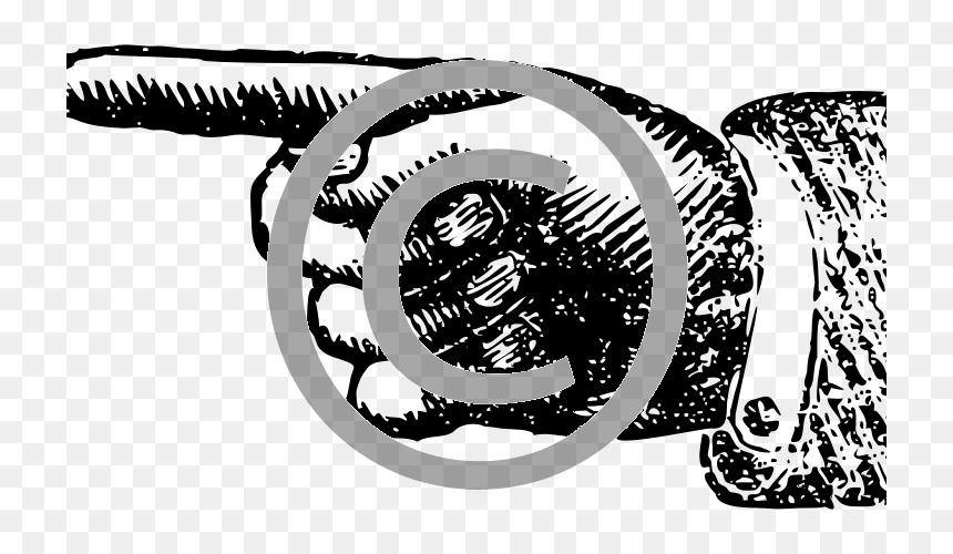 Vintage Pointing Finger Png, Transparent Png - gear .png