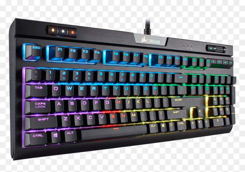 Corsair K70 Rgb Mk2 Low Profile, HD Png Download - broken keyboard png