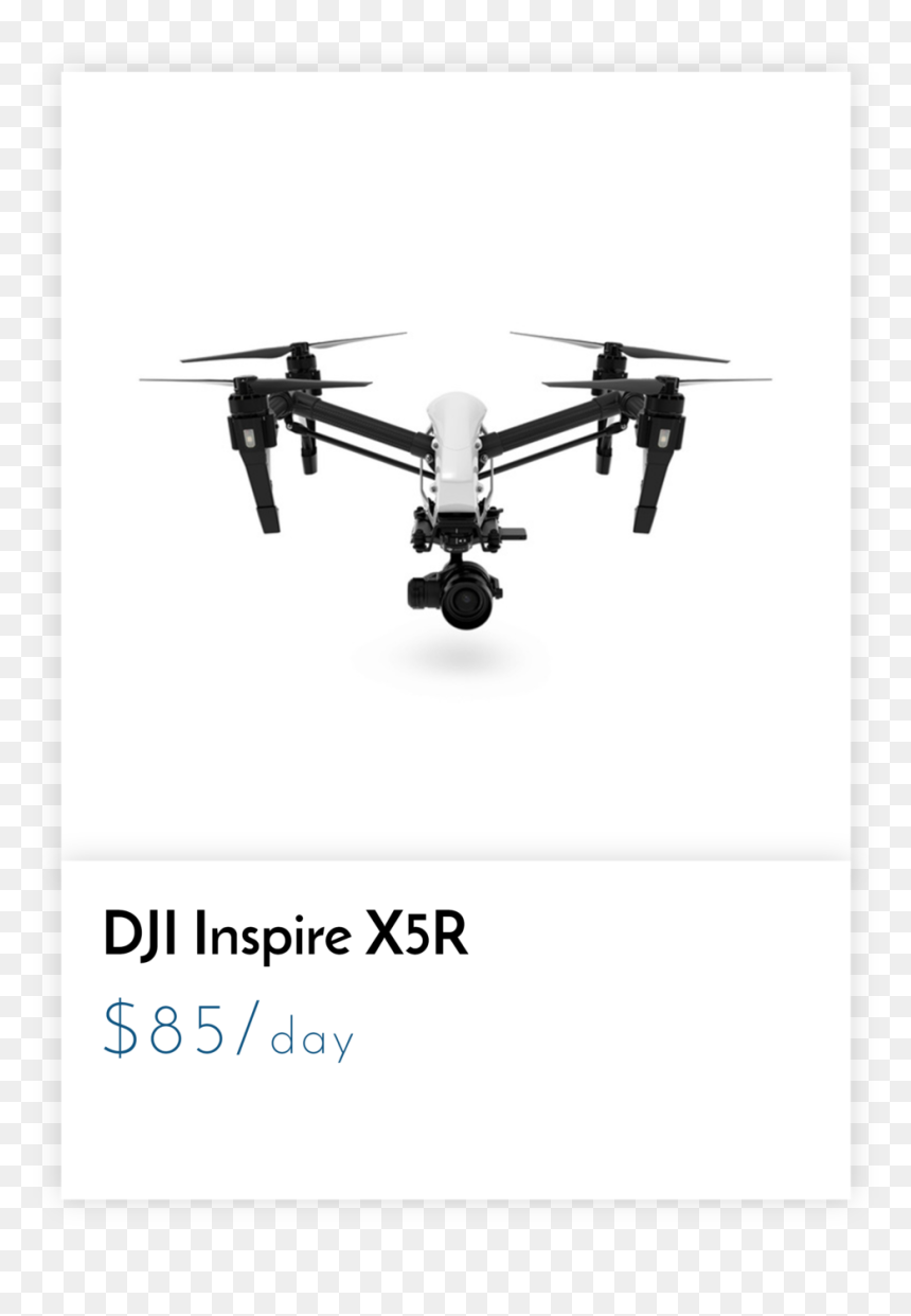 Dji Inspire X5r - Dji Inspire 1 Raw, HD Png Download - drone .png