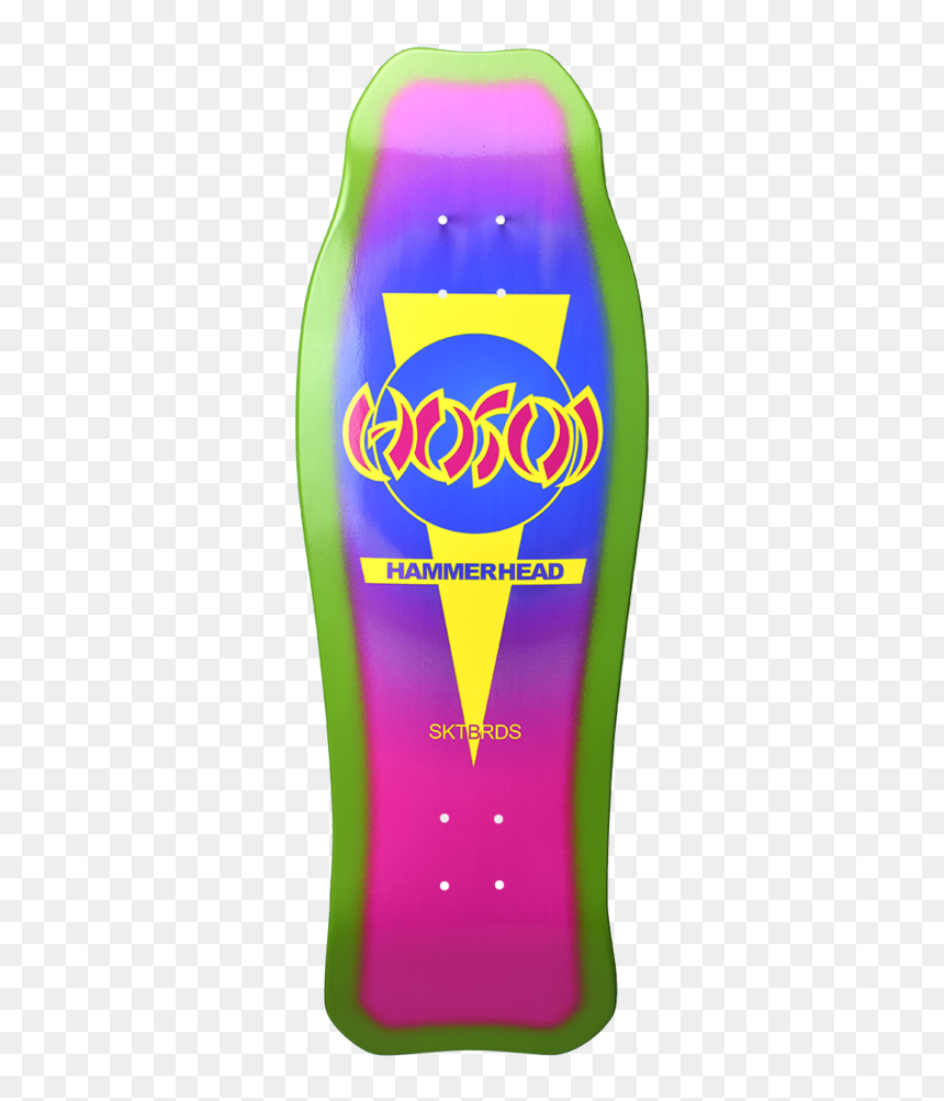 Hosoi Sunburst Pink Purple Bottom Web Bdhi002sb - Hosoi Hammerhead, HD Png Download - skateboard side view png