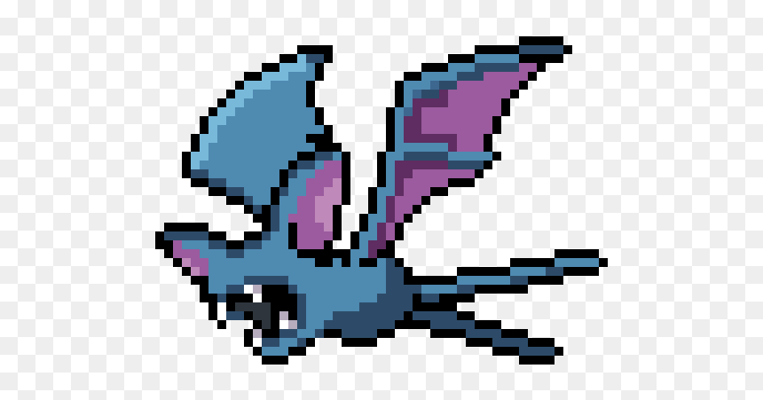 Pokemon Pixel Art Zubat, HD Png Download - chiefs png