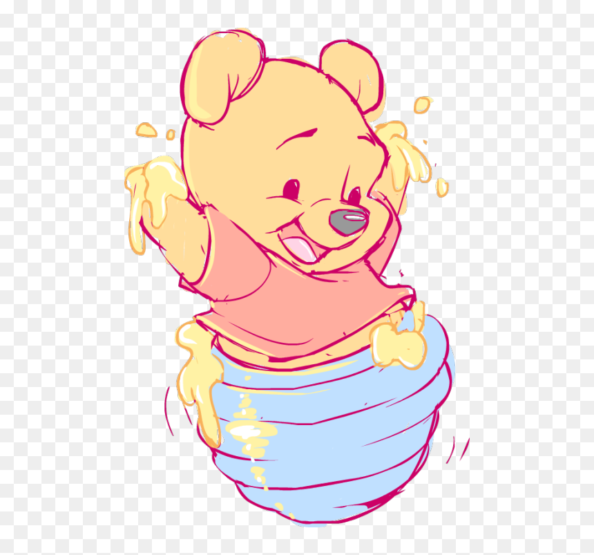 Cute Winnie The Pooh Baby, HD Png Download - winnie pooh png
