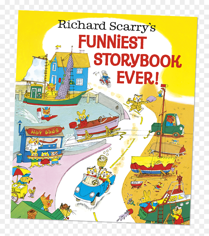 Richard Scarrys Funniest Storybook, HD Png Download - storybook png