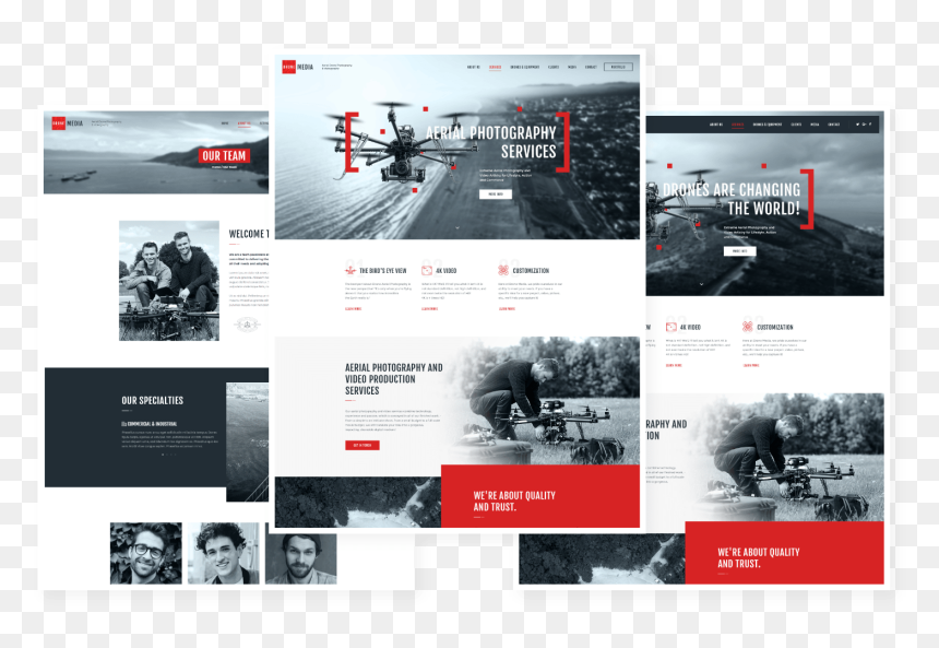 Drone Media - Online Advertising, HD Png Download - drone .png