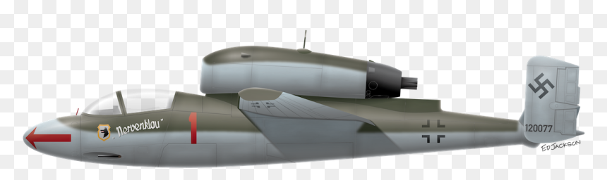 He 162 W Jumo 004, HD Png Download - ww2 planes png