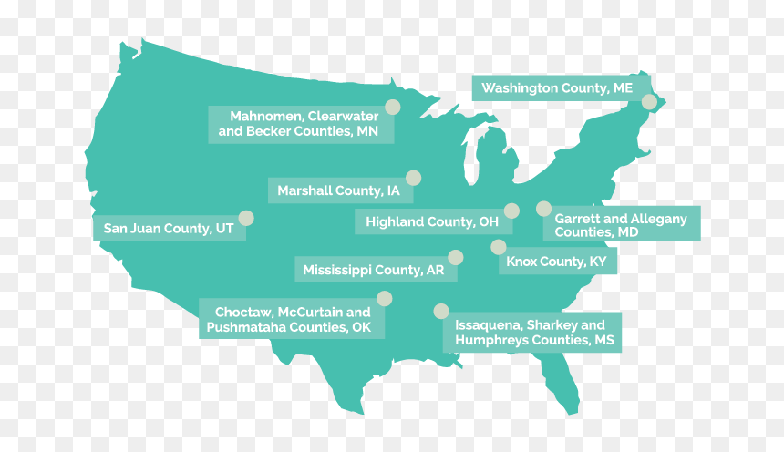 Service Areas Of The 10 Rural Impact Demonstration - Trump Impeach This Tweet, HD Png Download - whitehouse png