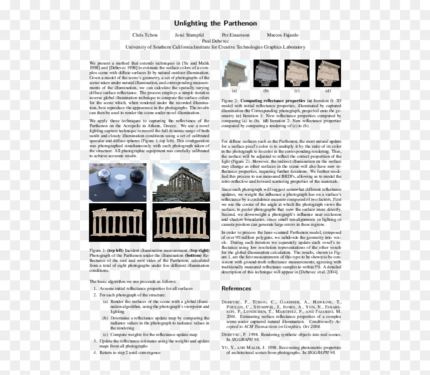 Folio Sixteen From Burchard Of Sion's De Locis Ac Mirabilibus, HD Png Download - parthenon png